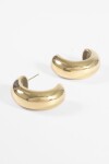 Aros acero dorado