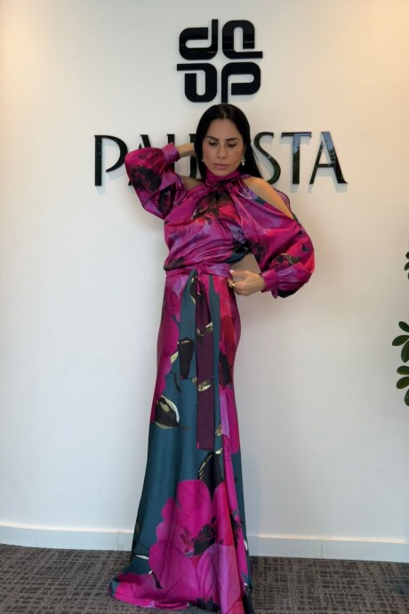 Vestido largo Maite Estampado