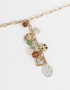 Collares Largos Corazón Collar Largo Con Corazón - Dorado
