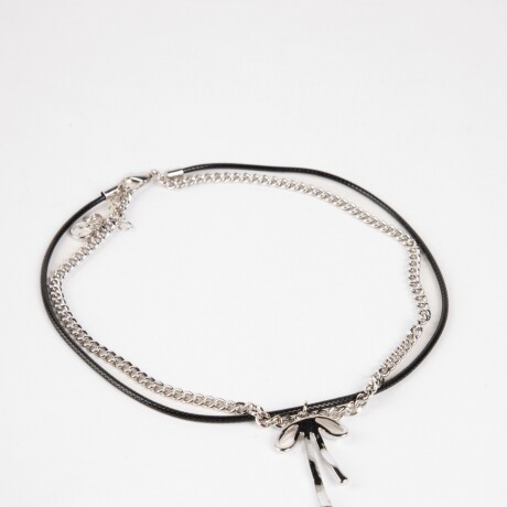 COLLAR ONZU Plateado