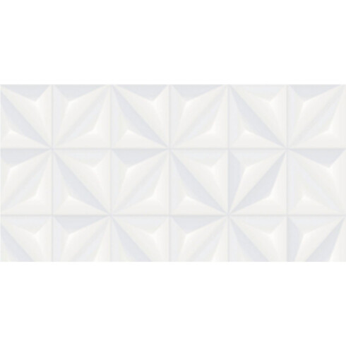 CERAMICA BLANCO 32X57 CON RELIEVE GAMAS DE GRIS
