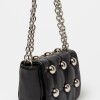 Mini Bag Budapest En Efecto Cuero Negro