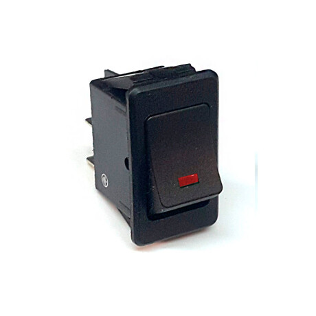 LLAVE BOTON TABLERO - 1 GOLPE CON LED ROJO - LLAVE BOTON TABLERO - 1 GOLPE CON LED ROJO -