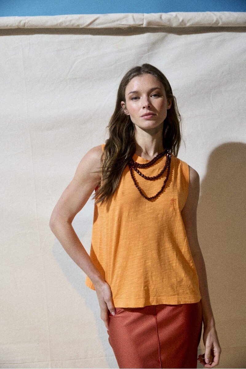 Musculosa Zoe Naranja 