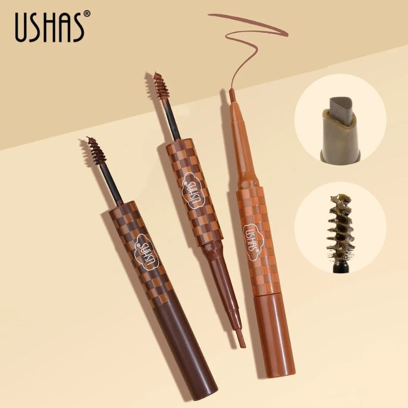 Ushas - Lapiz 2 En 1 Para Cejas - Tono 01 Ushas - Lapiz 2 En 1 Para Cejas - Tono 01
