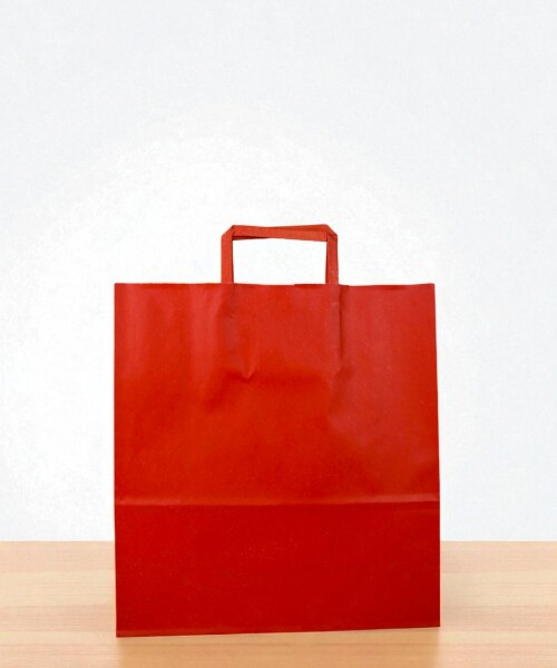 Bolsa lisa acuario 30x12x32 cm ROJO