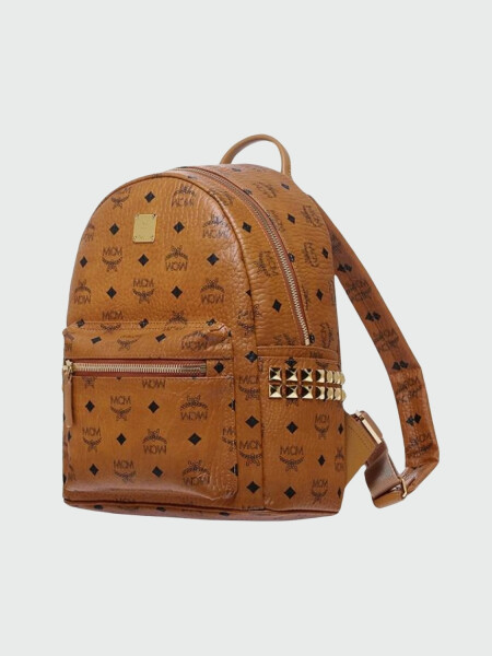 Mochila de lona revestida estampada con tachuelas, Stark 0
