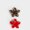 Broches Sets Hawaianas Set De Broches Flor - Combinacion Bicolor