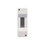 Cubre borne para térmica 1-2 módulos gris ELE01490