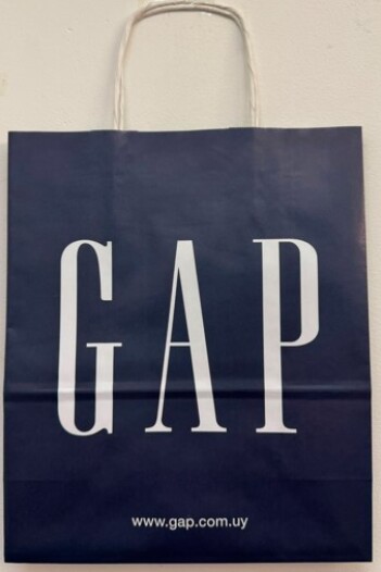 BOLSAS GAP PAPEL MEDIANA 41X31X12 sin color