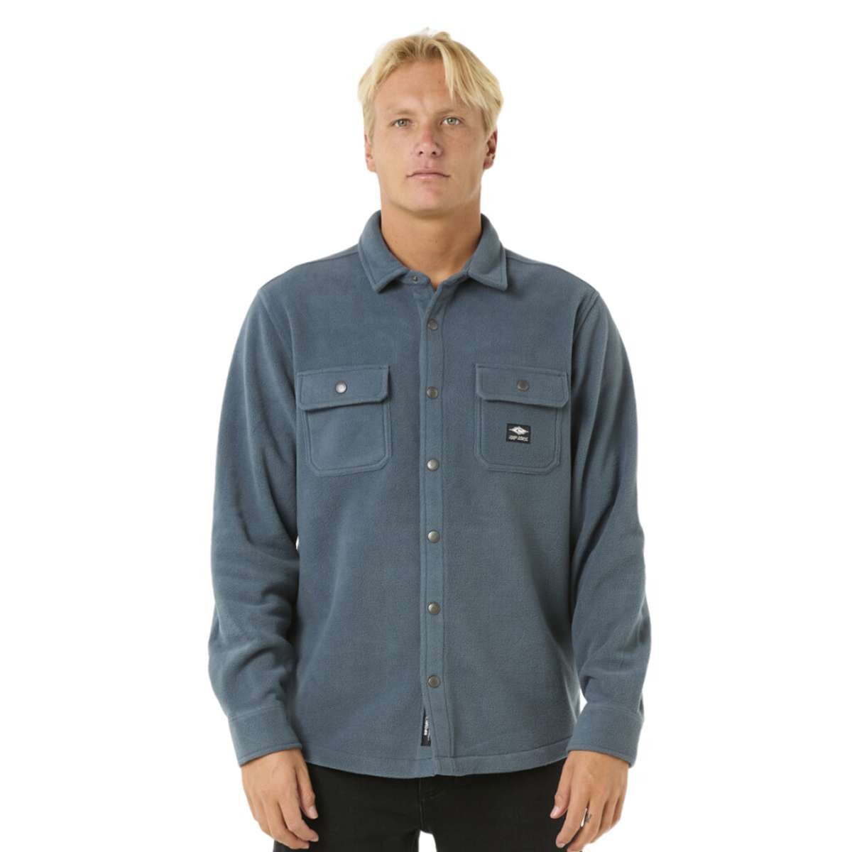 Camisa Rip Curl Fun Times Polar Fleece Shirt - Azul Grisáceo 