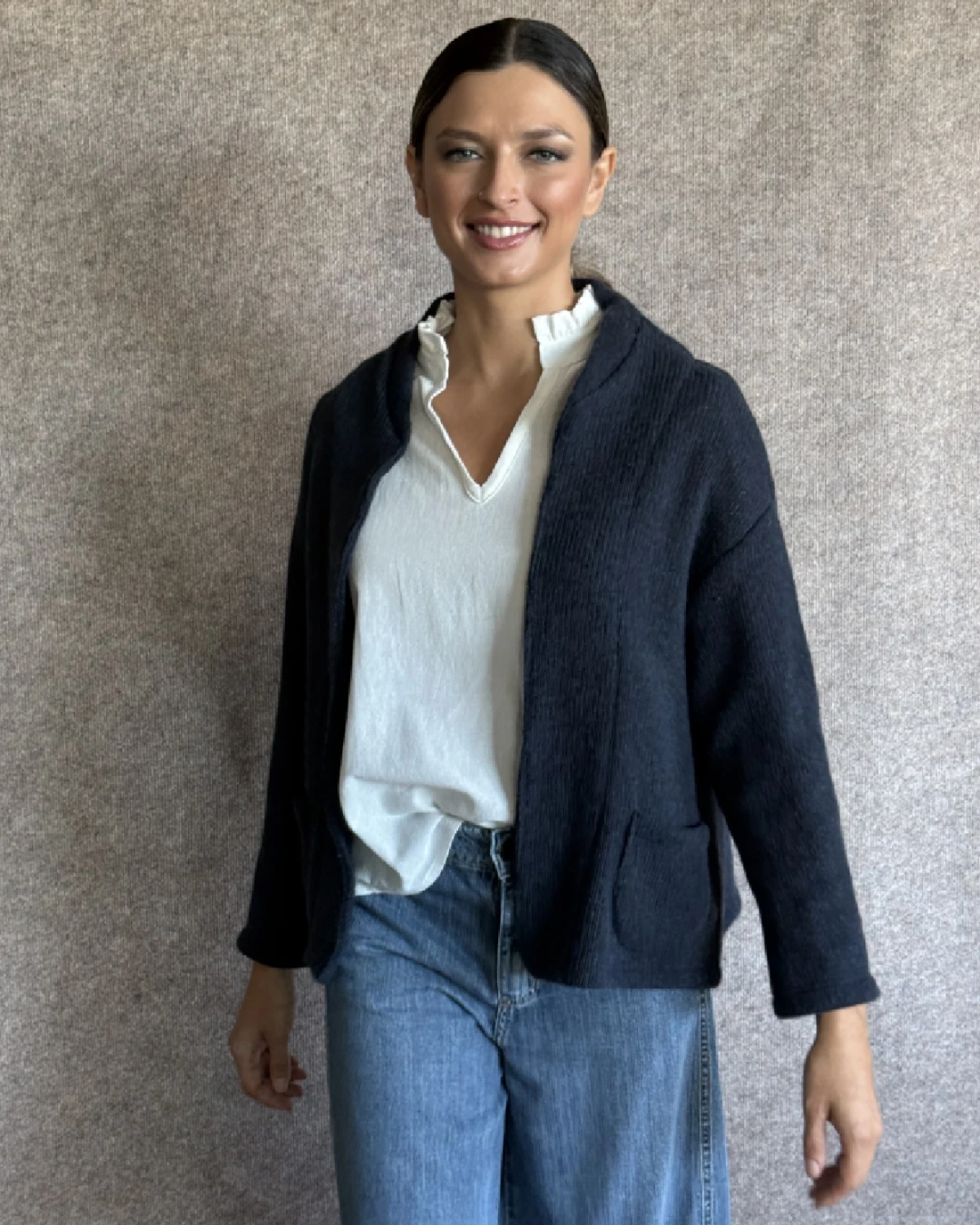 Saco Carmela azul 1