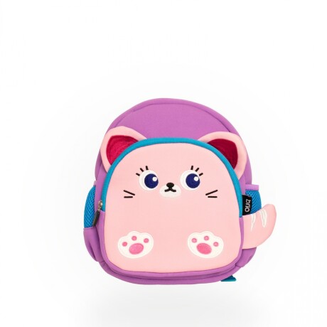 Set de mochila infantil animales de neopreno, lunchera de neopreno y botella de acero inoxidable 500ml brio set-florcitascolores