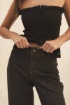 PANTALON MARIANNE BLACK DENIM PANTALON MARIANNE BLACK DENIM