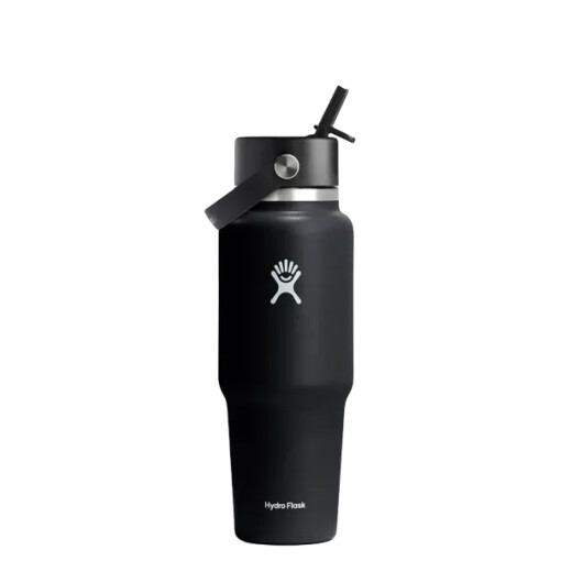 Botella Hydro Flask 32 Oz Wide Flex Straw Travel - negro Botella Hydro Flask 32 Oz Wide Flex Straw Travel - negro