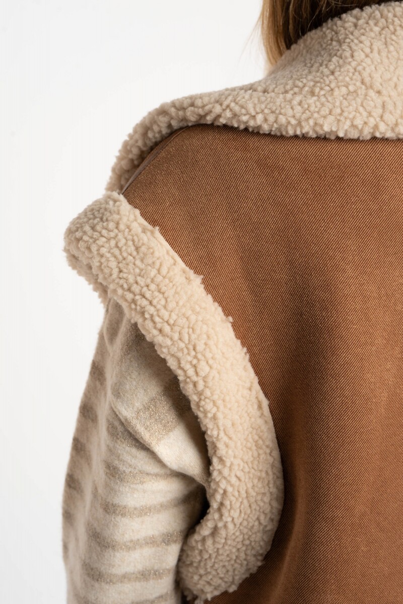 Chaleco Gamulan Camel