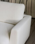Sofá Gala 4 plazas con chaise longue derecho blanco 300 cm