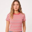 T-SHIRT RUSTY ELIONA ROJO