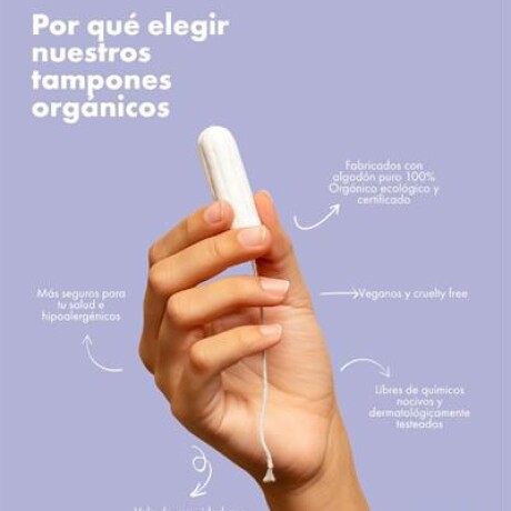 Pink Lady Tampones de Algodón 100 % Orgánico Tamaño Medio 18 unidades Pink Lady Tampones de Algodón 100 % Orgánico Tamaño Medio 18 unidades