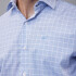 Camisa Luxury celeste a cuadros