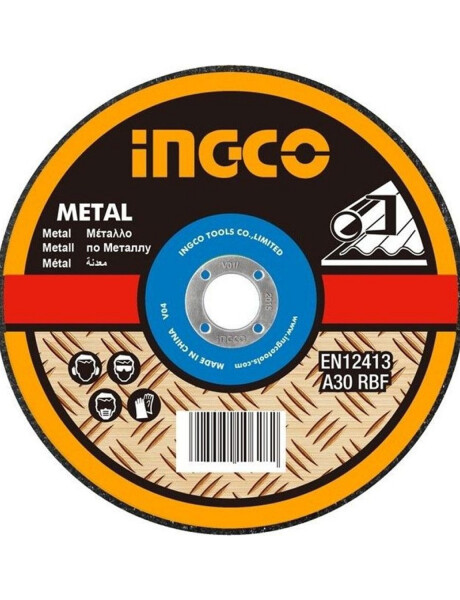 1 Unidad de Disco de Corte para Metal 230x1.6mm Ingco 1 Unidad de Disco de Corte para Metal 230x1.6mm Ingco