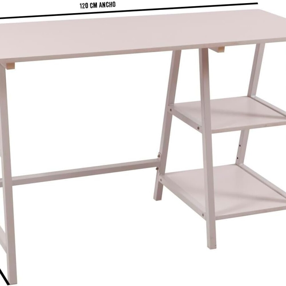 Escritorio Con Estantes Modelo ENGLAND Blanco