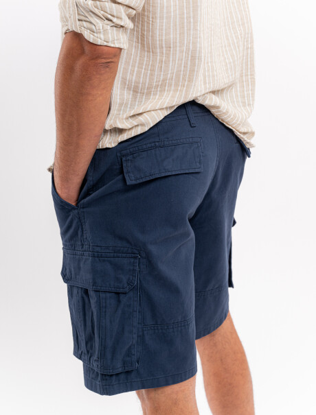 Bermuda cargo azul