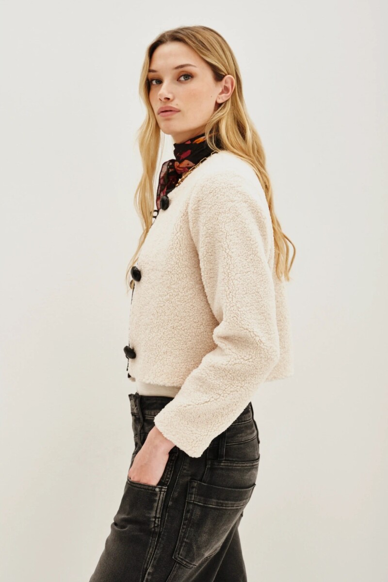 Saco Pekin Boucle Crudo
