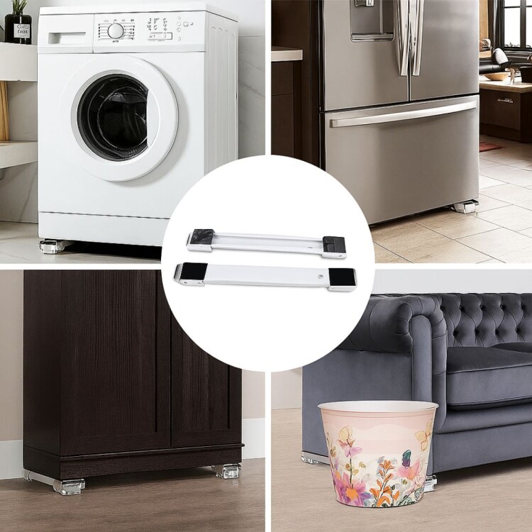 BASE DESLIZZADOR PARA ELECTRODOMESTICOS AJUSTABLE Blanco