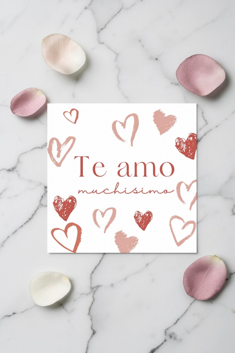 Tarjeta amor 10x10 - DISEÑO 3 