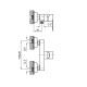 Griferia De Ducha Externa Monoblock Cromo Noken Hotels CROMO