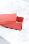 Caja+tapa easy 38x26x13 cm. LINO ROSSO