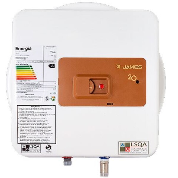 TERMOTANQUE JAMES 20 L COBRE Prisma N/A