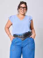 Blusa Beti celeste