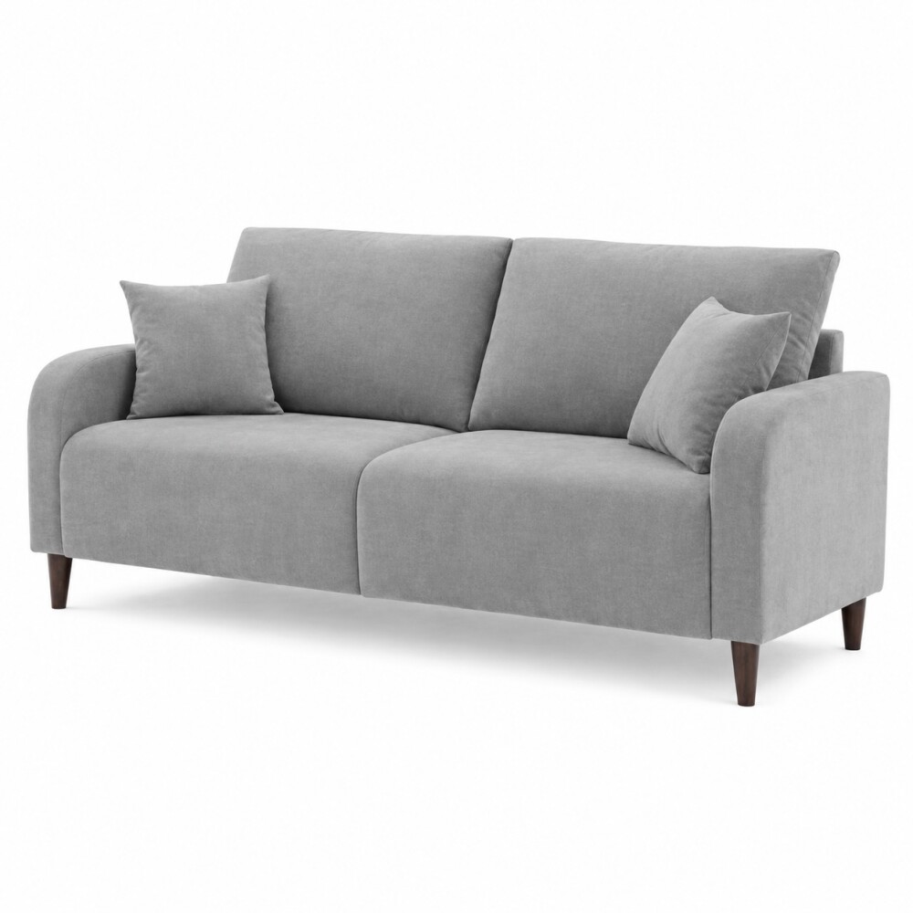 CONJUNTO SOFÁ SILLÓN SCOTT LIVING 2 CUERPOS + 3 CUERPOS GRIS