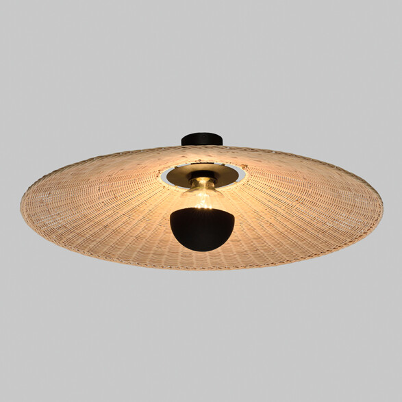 Pantalla de ratán Ø68cm PAMELA BA0256