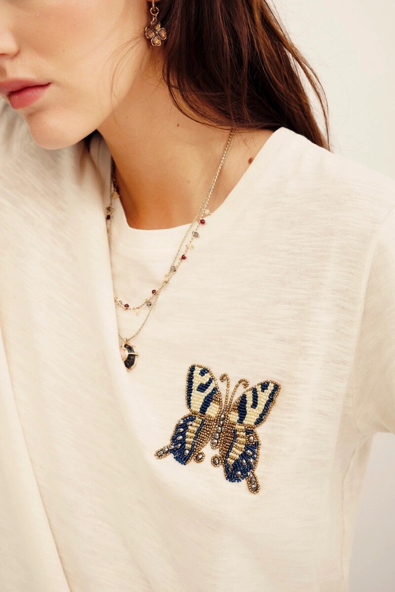 REMERA BUTTERFLY Crudo