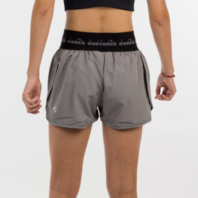 Diadora Dama Sport Short Ladies Dry Fit- Dark Grey Gris Oscuro