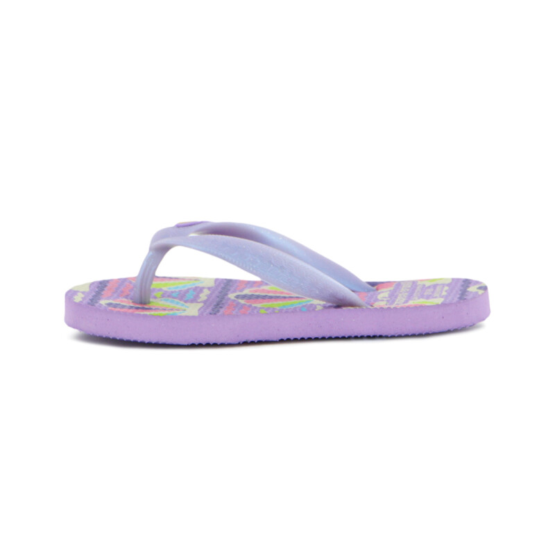Tropical Brasil Ojota Infantil De Niña - Lila/lila Lila-lila