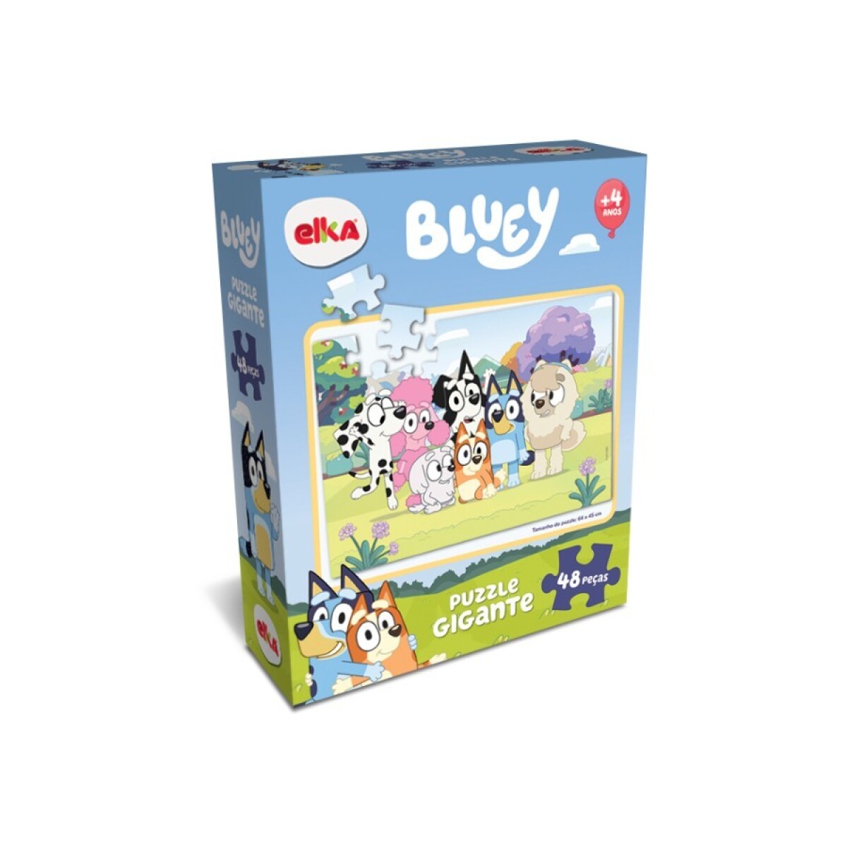 PUZZLE GIGANTE 48 PIEZAS BLUEY 