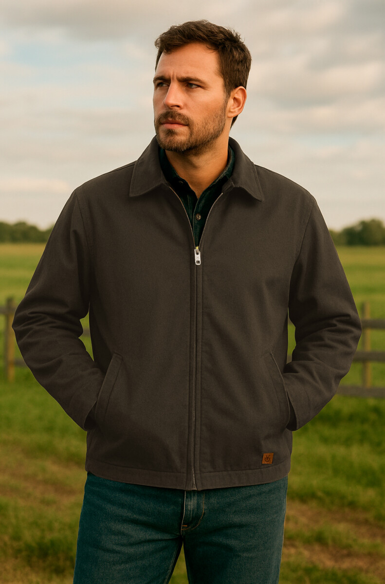 Campera de gabardina - Army 