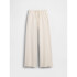 DRAWCORD WIDE LEG PANT IVORY FROST