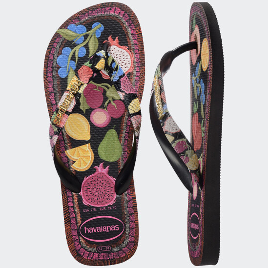Ojotas Havaianas Top Tropicalia Vibes II Negro