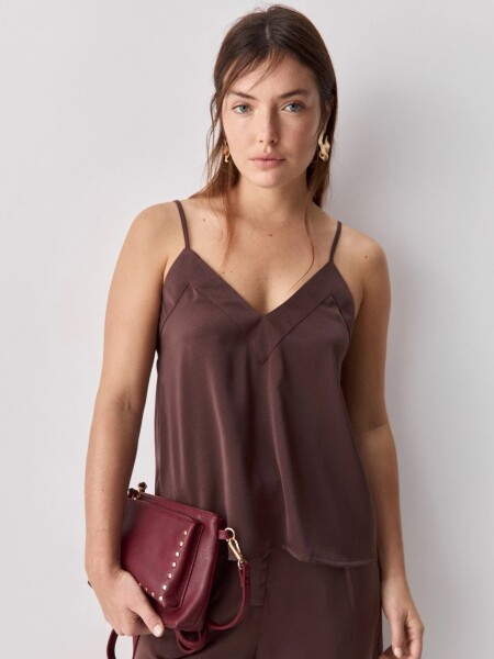 MUSCULOSA ALLIE TEQUILA CHOCOLATE