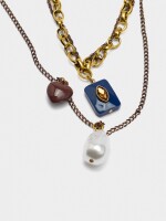 Set De Collares Con Colgantes De Resina multicolor