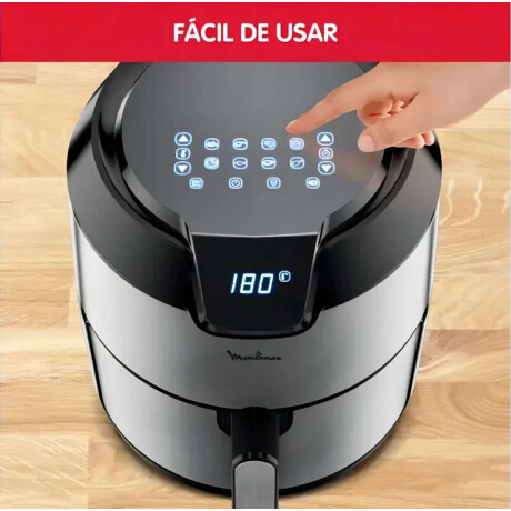 Freidora De Aire Digital Inox Xl Moulinex Easy Fry Deluxe 42Lts