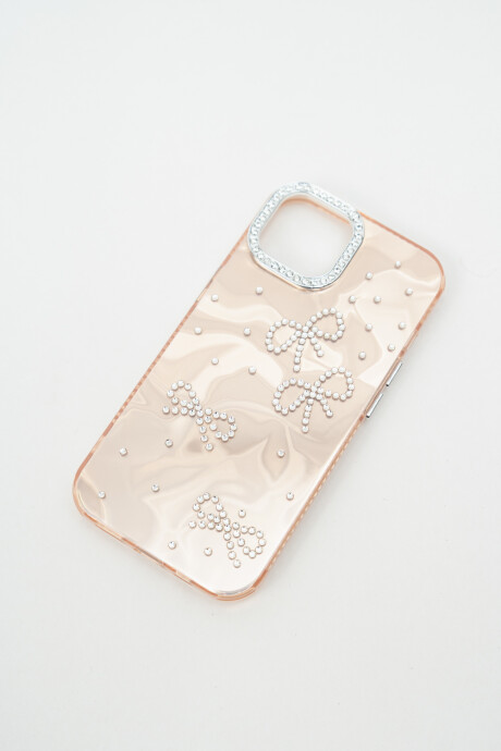 Funda De Celular Rosa Dorado