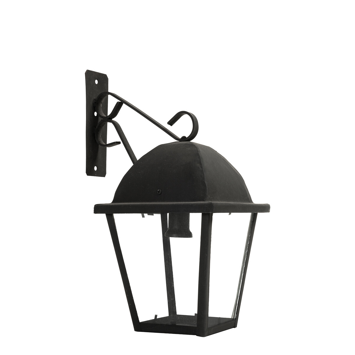 Farol Nº2 Colonial de Hierro 4 Caras 25 cm 