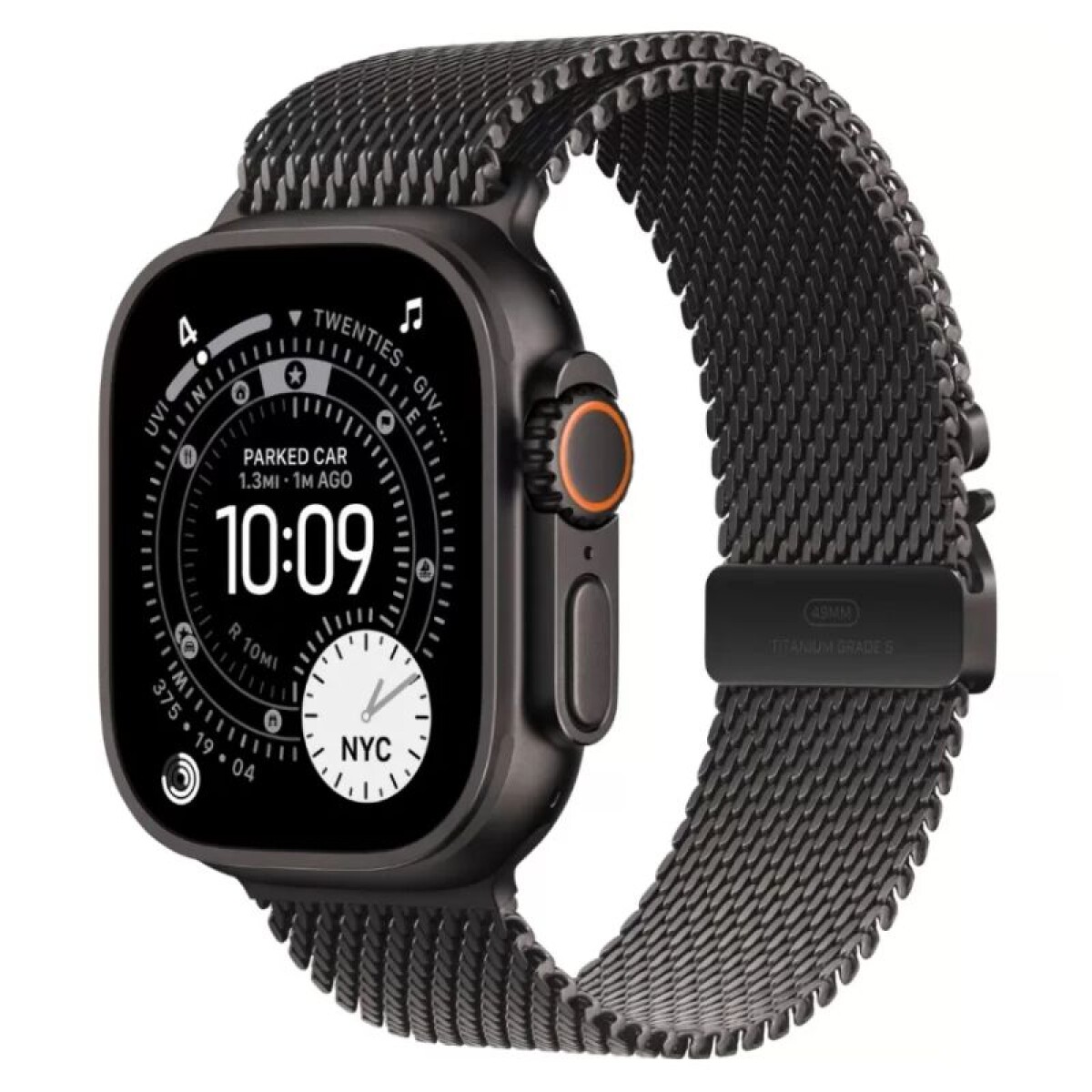 Apple Watch Ultra 3 49mm Black Ti Black/ Milanese Loop MF1N4LW/A 