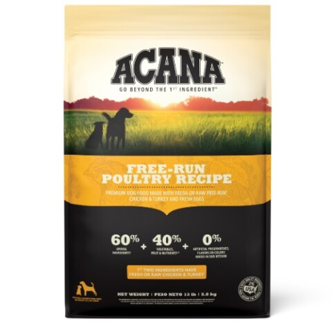 ACANA Dog Free-Run Poultry Recipe 13LB Acana Dog Free-run Poultry Recipe 13lb